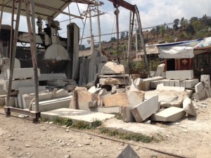 marble cutting village